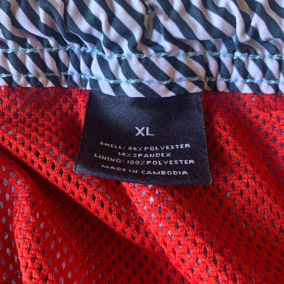 CREMIEUX Lot Of 2 Swim Board Shorts Sz XL 36 Orange & Blue Pockets Drawstring - Picture 16 of 16